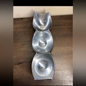 NAMBE ANVIL Trio Condiment Tray Serving Dish Designed By Neil Cohen